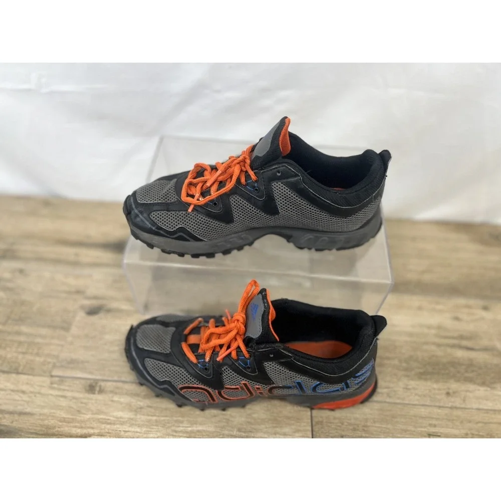 ADIDAS VIGOR TR 2 Onyx Grey Orange All Terrain Trail Running Shoes Mens Size 7